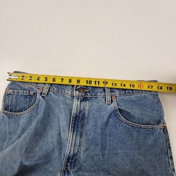 Vintage 90's Levis 560 Jeans Mens sz 36x34 Loose Fit Tapered Leg Blue Denim USA - Picture 11 of 16